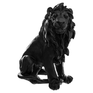 Statuette lion résine H31,5cm