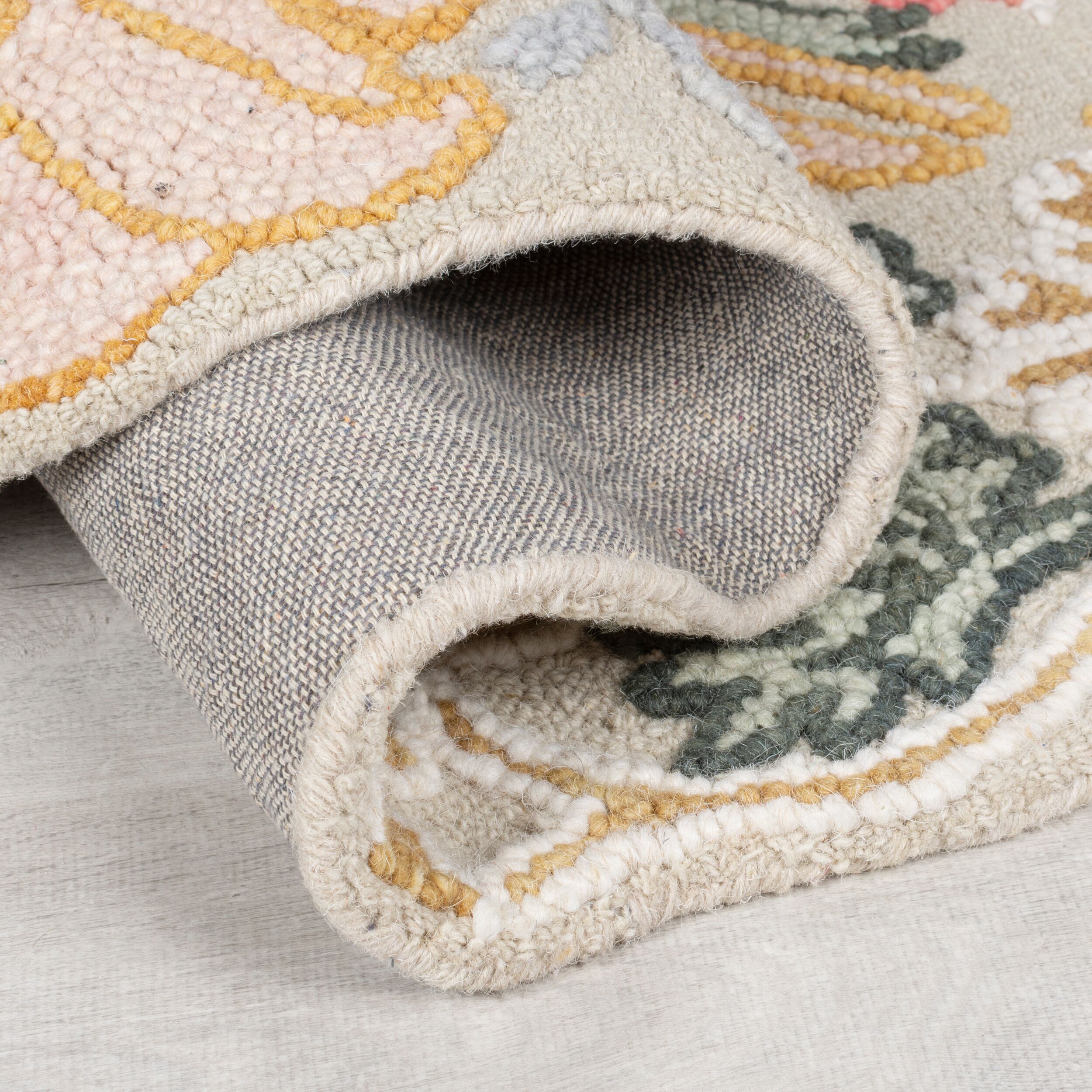 Tapis de couloir en laine DAPHNE Multicolore