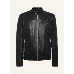 PHILIPP PLEIN Leather Jacket