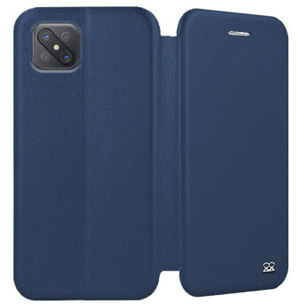 Etui IBROZ Oppo Reno 4Z Cuir bleu