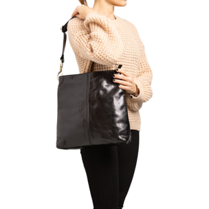 Borsa a spalla  da donna In Vera pelle Made in Italy 32x32x11 cm