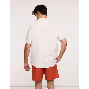 Camisa Manga Corta Hueso - Andubar