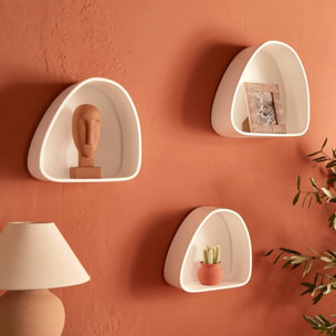 Objet déco visage Sien 9x8x24,5cm terracotta