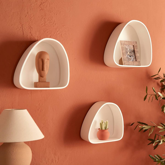 Objet déco visage Sien 9x8x24,5cm terracotta