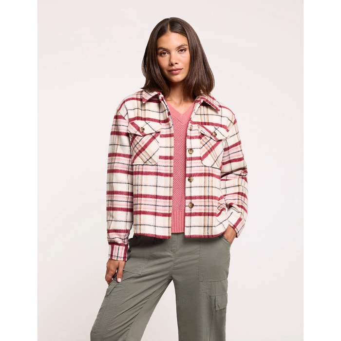 Chaqueta Cuadros Rosa - Tula