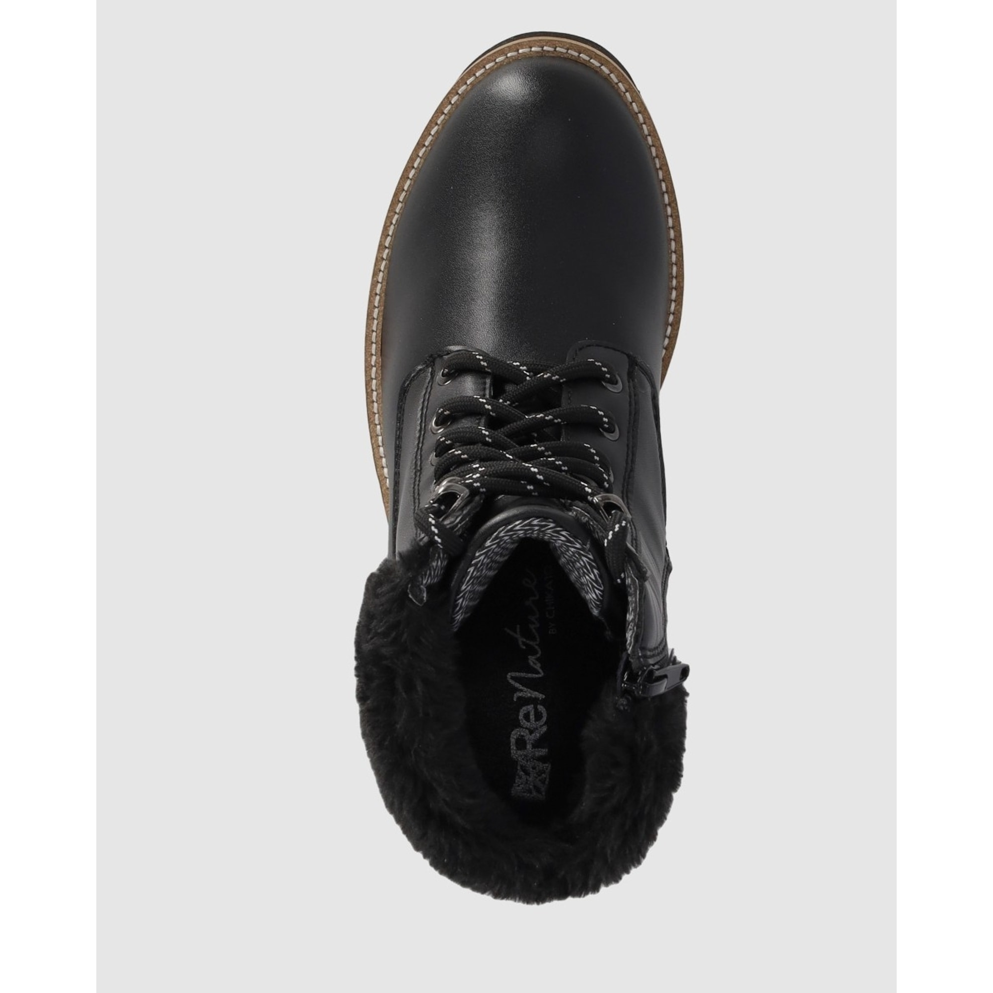 Botines de Piel - Negro - Tacón: 6 cm