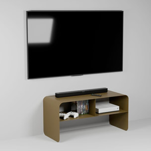 Meuble TV Lounge 90x37cm bronze Kare Design