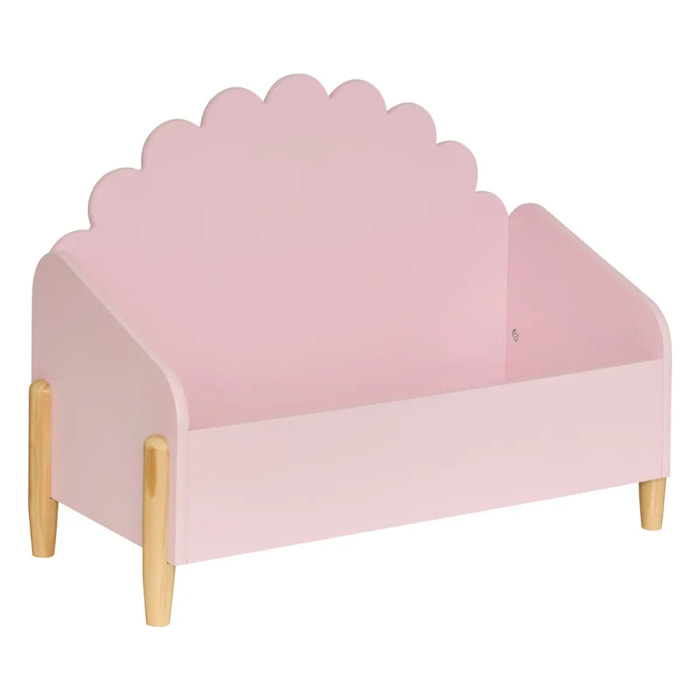 Coffre Douceur rose 61x44,2cm