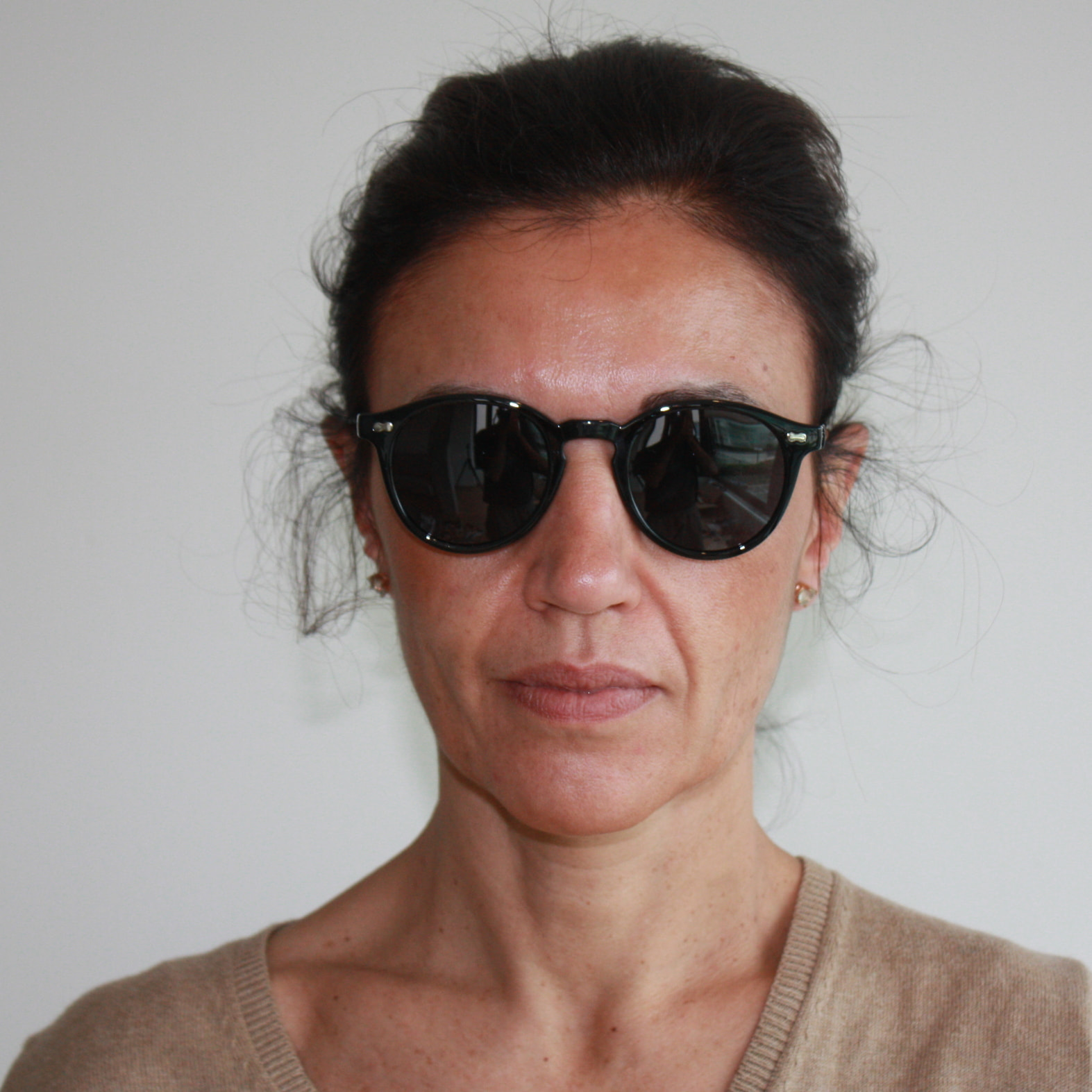 Gafas de sol OCEAN BOWIE - Negro brillante / Ahumada