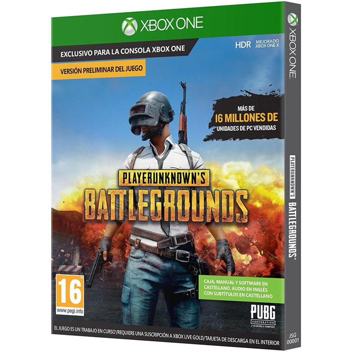 Playerunknown's Battlegrounds(codigo Digital) Xbox One