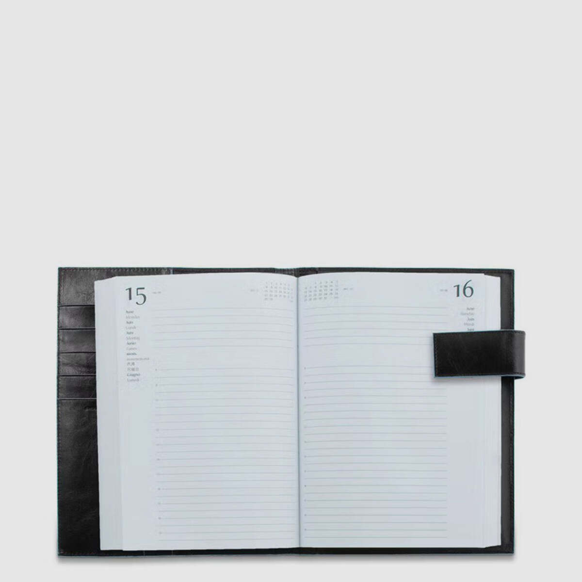 Piquadro Agenda giornaliera in pelle