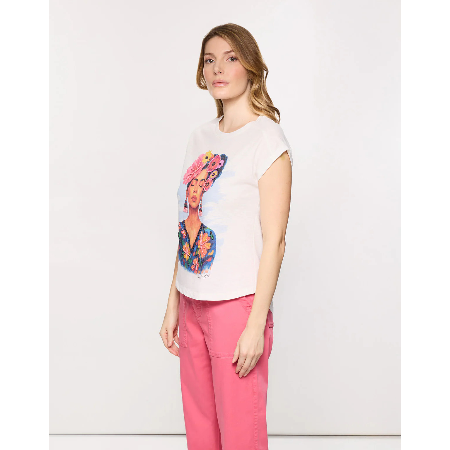 Camiseta Estampada Blanca - Freya