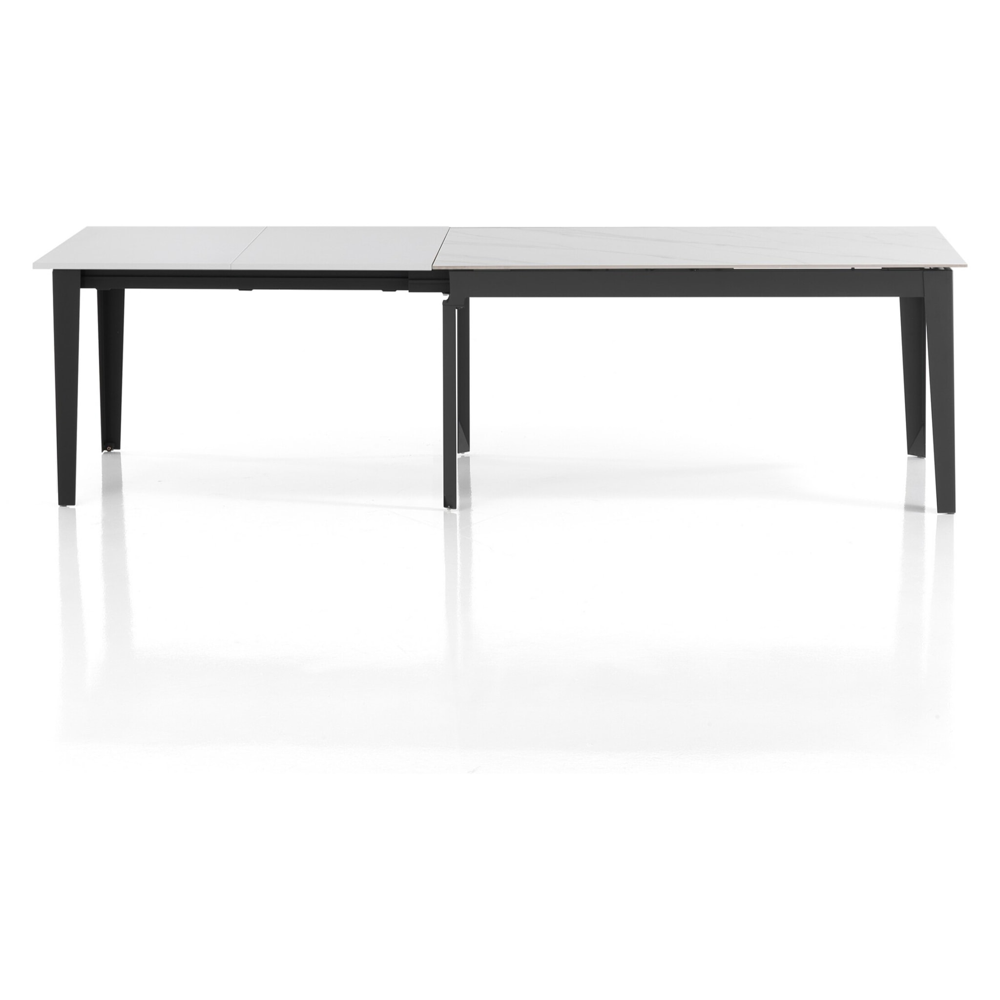 Tomasucci Grande table extensible en marbre blanc