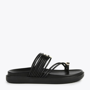 Sandali fascette arrotondate