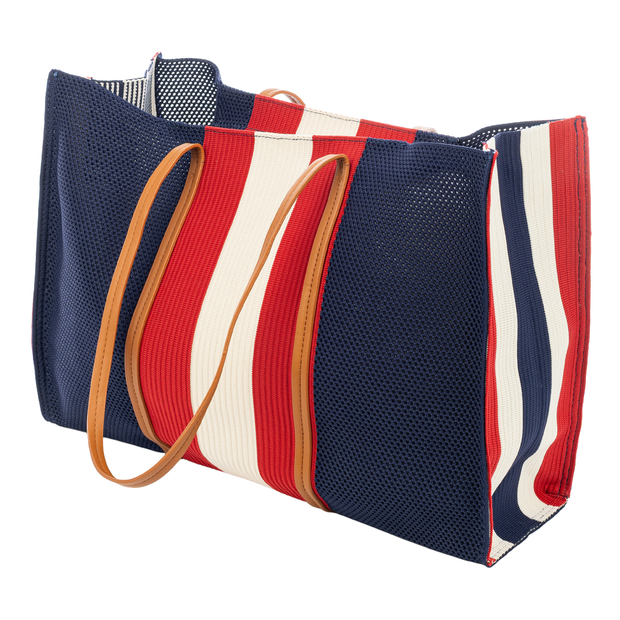 Borbore Bolso shopper Mujer. Fabricado en rafia sintética entrelazada.