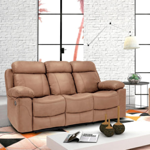 Sofá relax 3 plazas Nellie Piedra