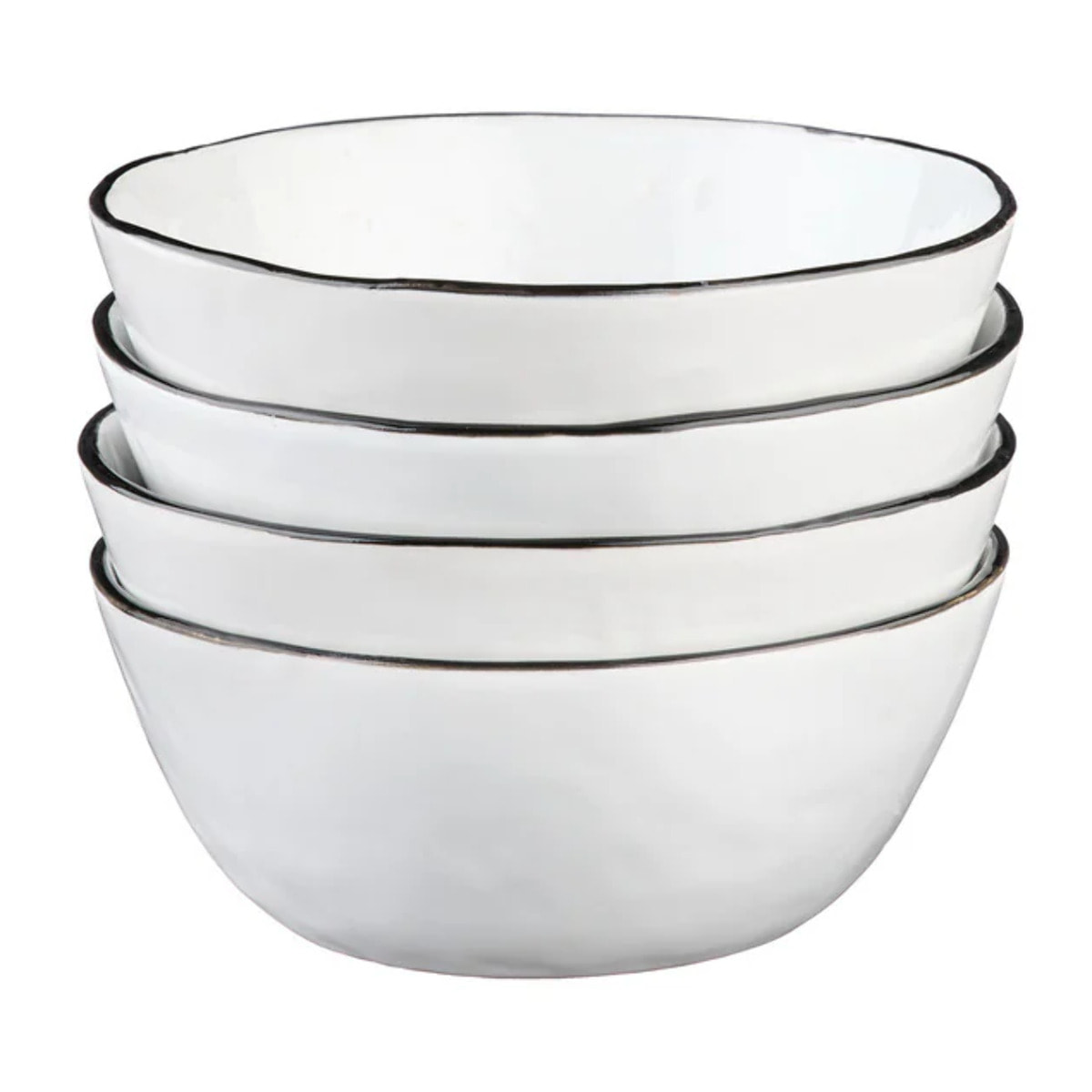 Bol PURE Ø16cm - 4 pièces - Blanc Neige