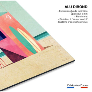 Tableau de la mer surf hut  Tableau alu Dibond