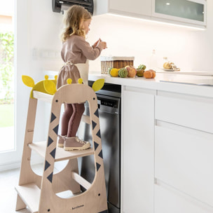 Torre de aprendizaje GIRAFFE TOWER taburete para ayudante de cocina