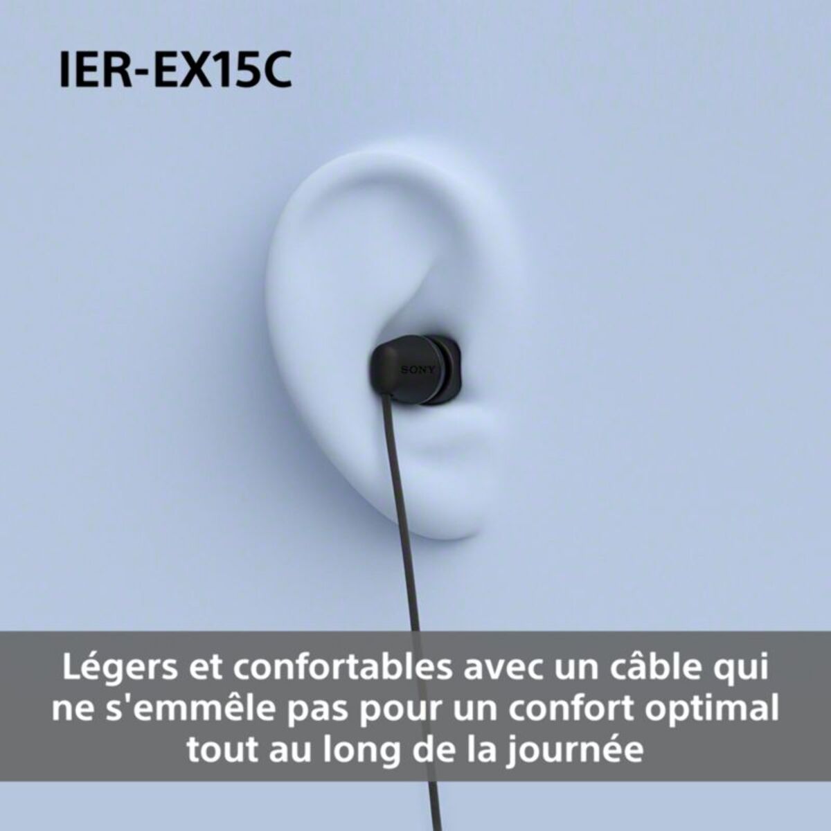 Ecouteurs SONY IER EX15C Noir