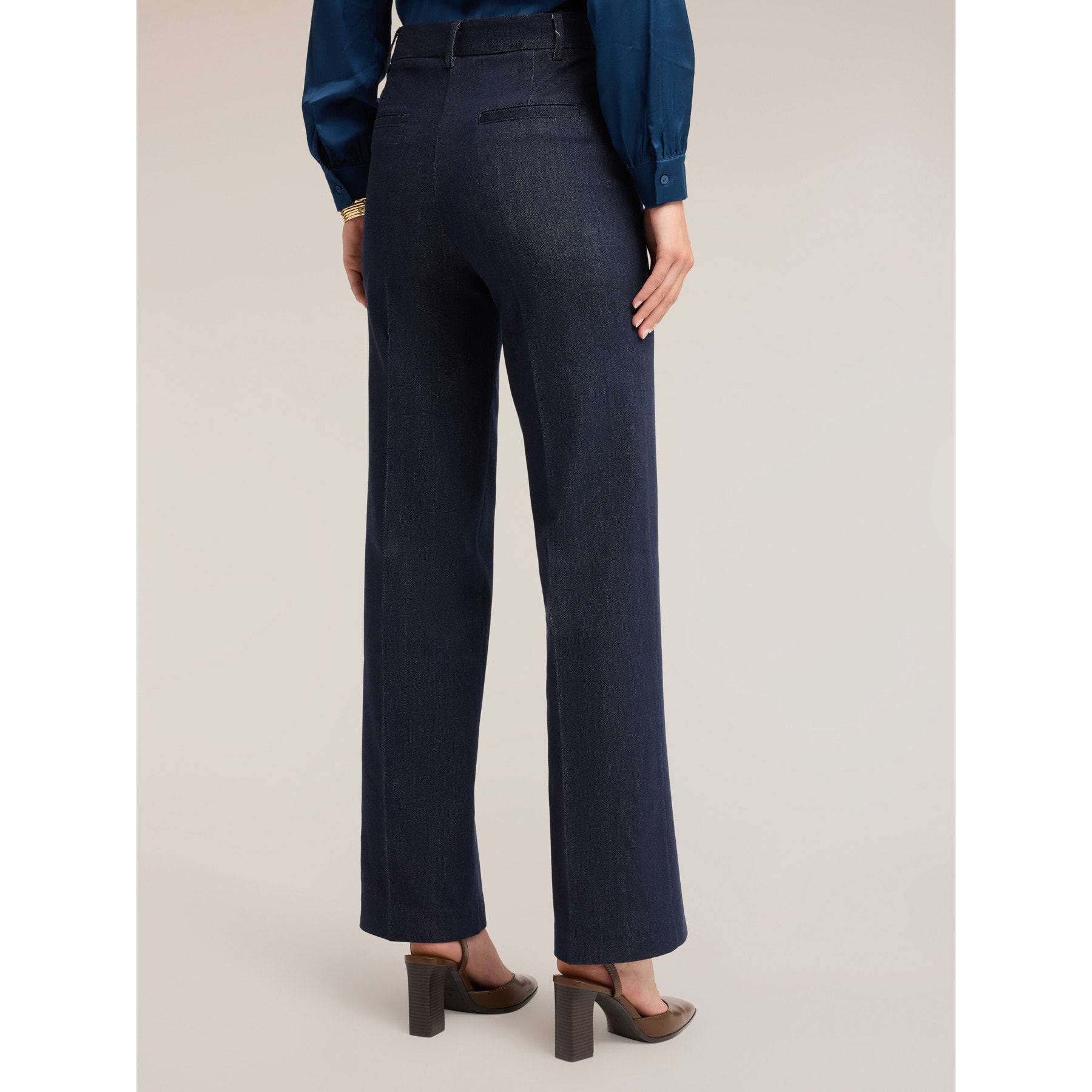 Motivi - Jeans sartoriale con piega stirata - Blu