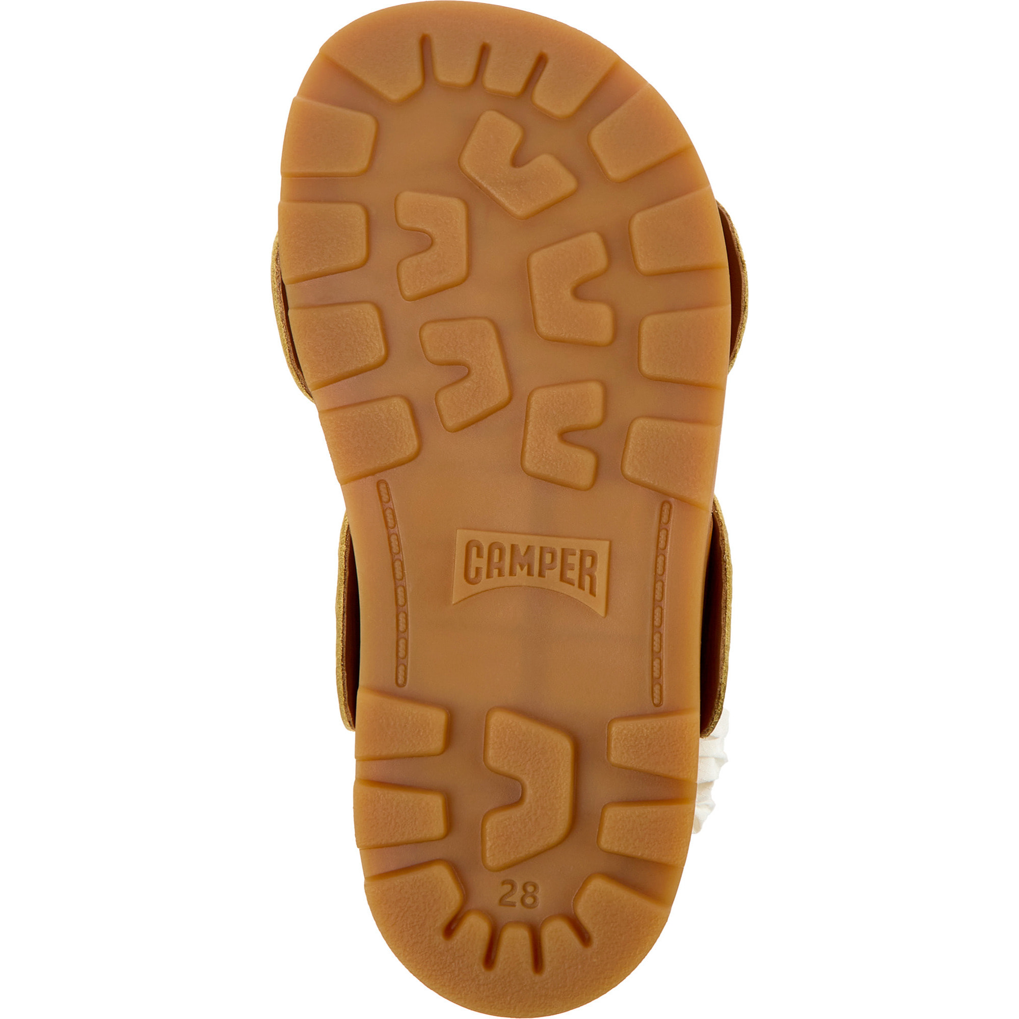 Sandalias - CAMPER Brutus - Amarillo - Cuero liso
