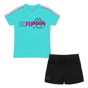 Completo Corto Bimba 3 / 7 Anni KAPPA Cotone