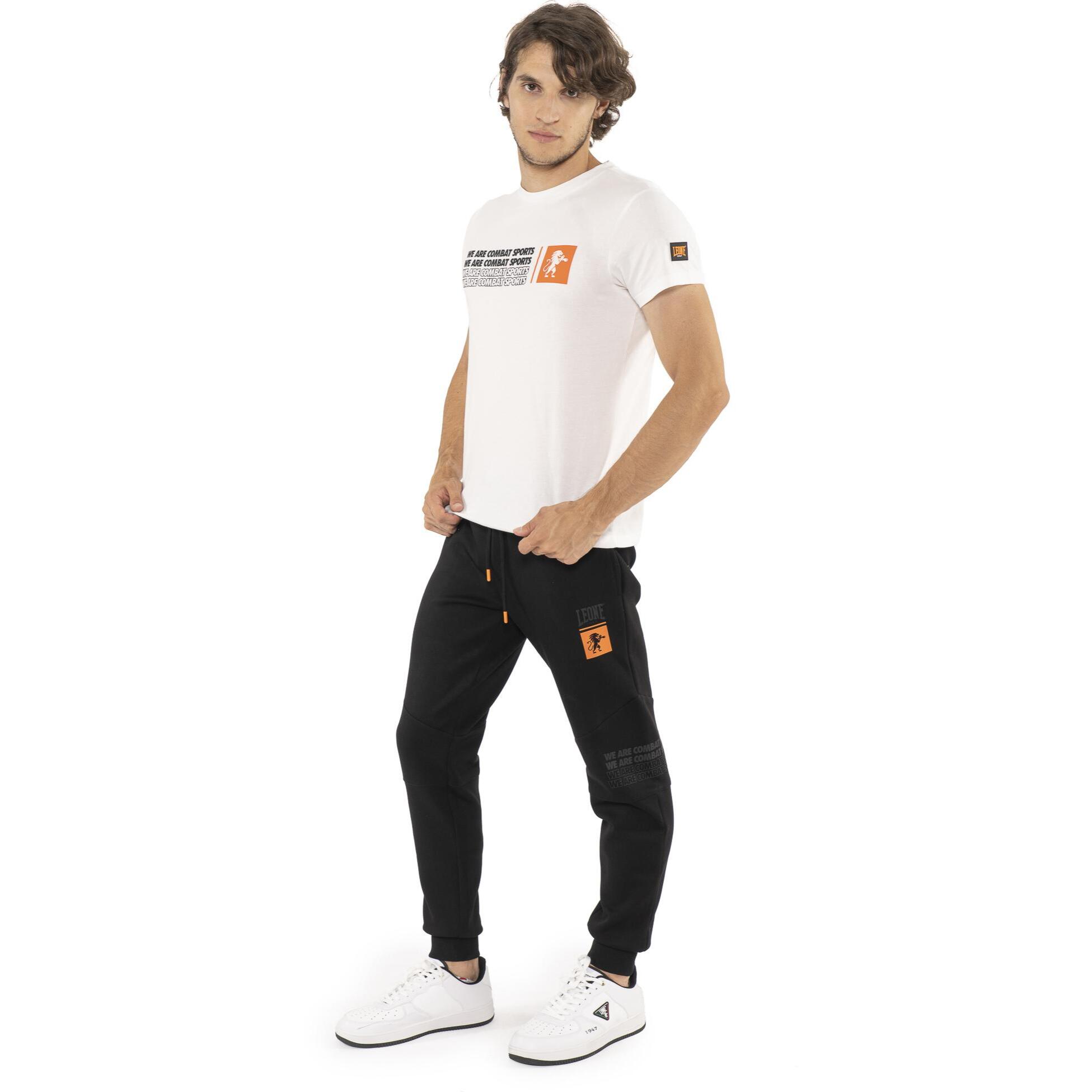 T-shirt a maniche corte in cotone elasticizzato "Tech"