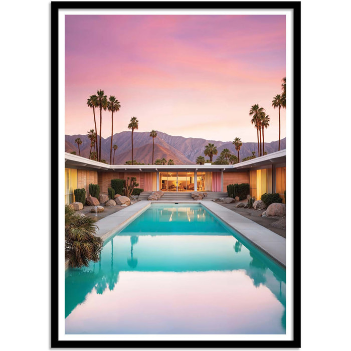 Affiche - End of the day in Palm Springs - Philippe Hugonnard