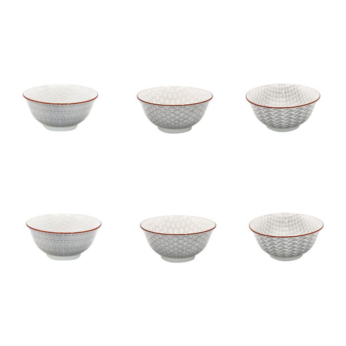 Lot de 6 petits bols, SLOW