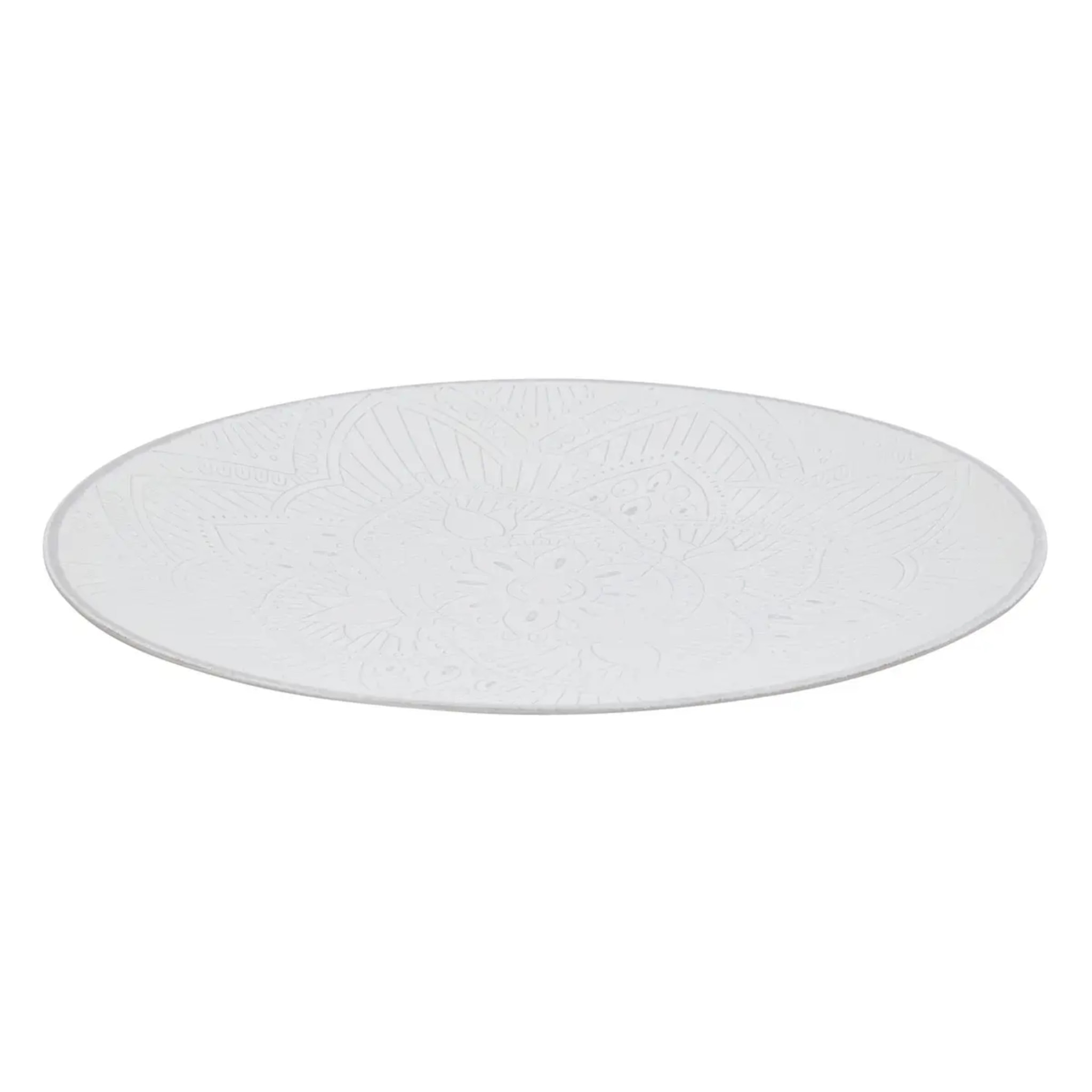Centre de table Maia rond D.40cm blanc
