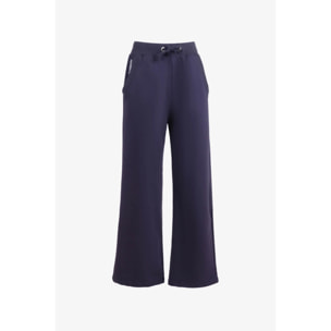 Pantaloni Esercito jogger wide leg blu donna