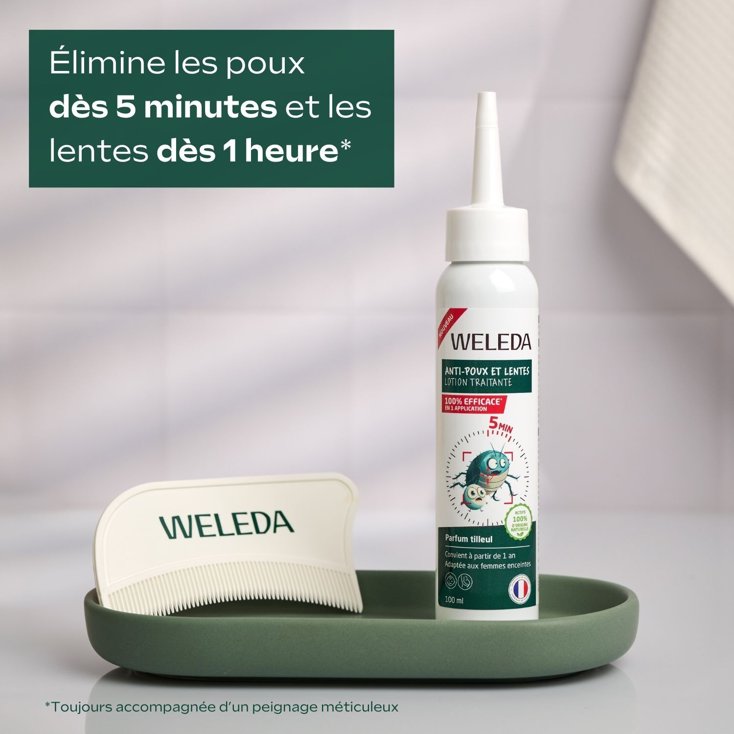 WELEDA - Lotion traitante anti-poux et lentes - 100 ml