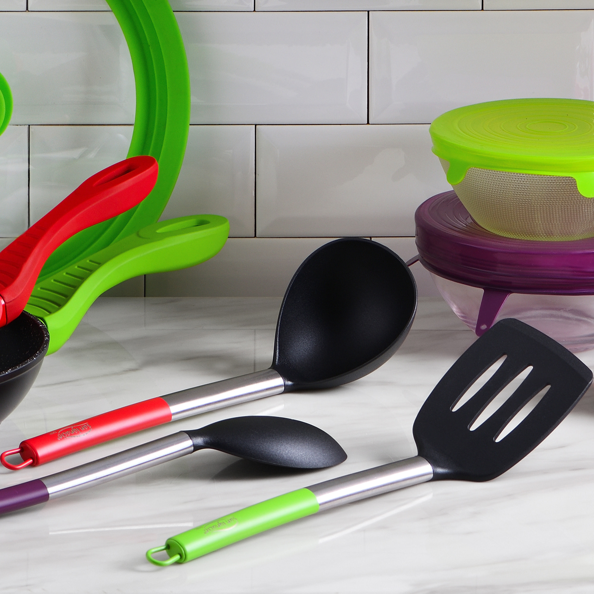 Set 3pc utensilios de cocina nylon, colección Jolie San Ignacio