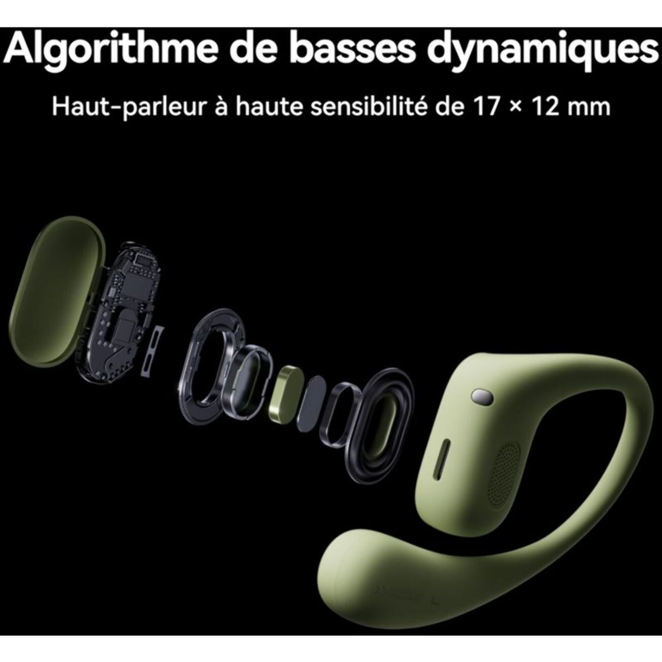 Ecouteurs HUAWEI FreeArc Noir