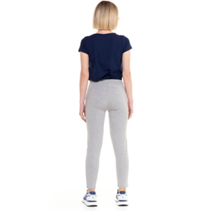 Pantalón recto de mujer con pinzas en polar Training