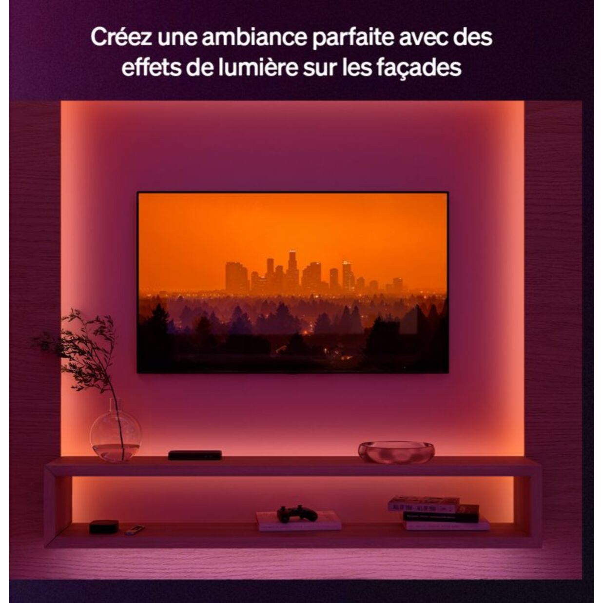 Bandeau LED PHILIPS HUE Flux Strip Light 3m White&Color gradient