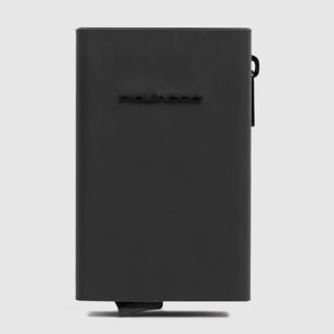 Piquadro Portafoglio compatto con portacarte automatico, porta monete e protezione RFID