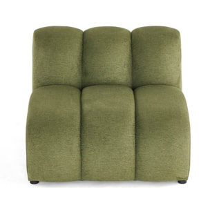 Debbie - module d'assise en tissu texturé - Vert