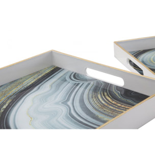 SVUOTATASCHE WHITE MARBLE COPPIA CHARME1921 MULTICOLORE