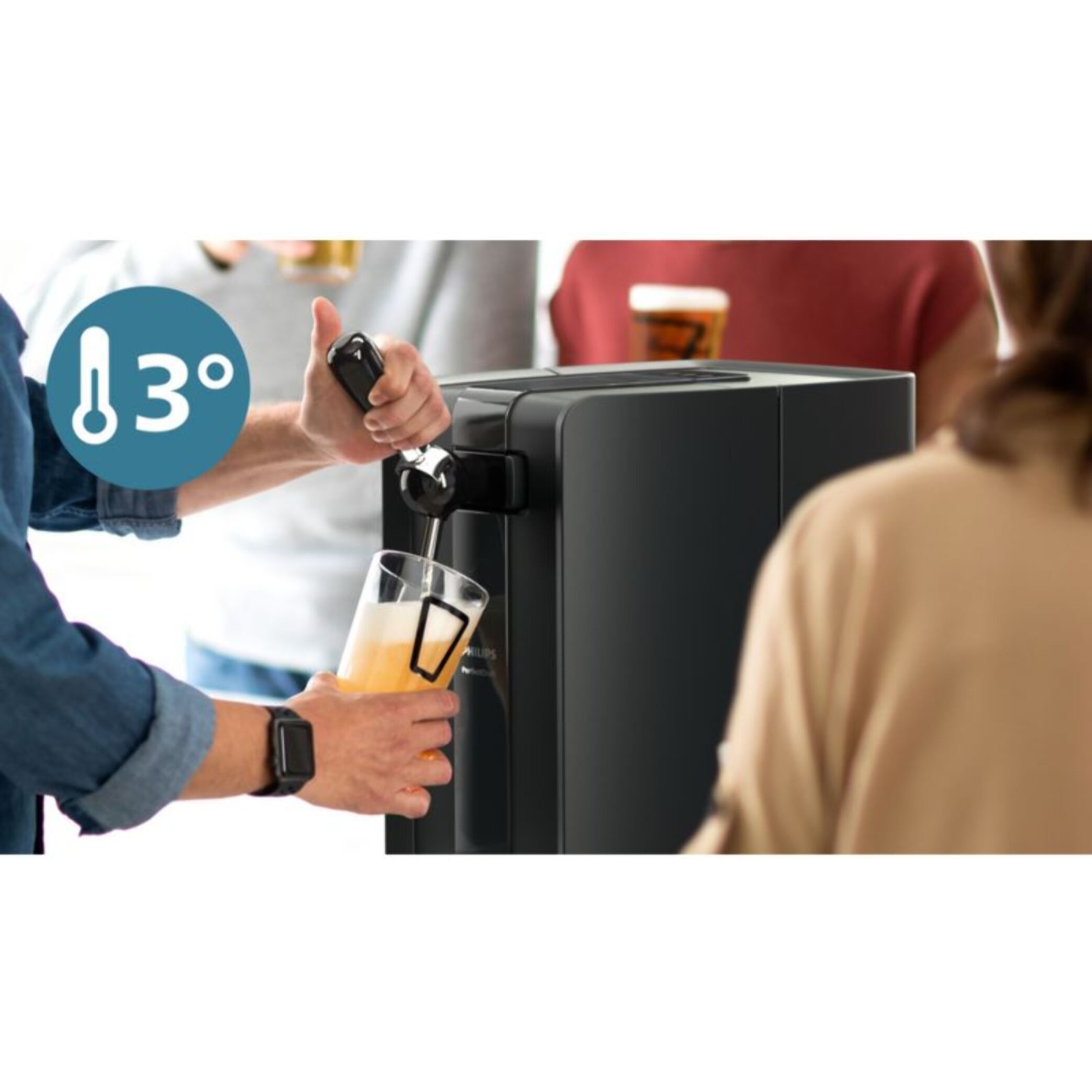 Tireuse à bière PHILIPS HD3761/60 PerfectDraft Série 5000 gris, 6L