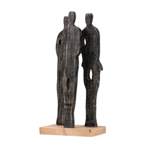 Figura Madera De Mango 20x13x44 Cm