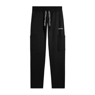 Pantaloni con Tasche Applicate e Logo FREDDY