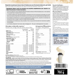 STC NUTRITION - Iron Force - Préparation en poudre pour boisson riche en Protéines, Créatine, Taurine - Puissance & Volume musculaires - 100% Digeste - 25 shakers - Doypack 750g