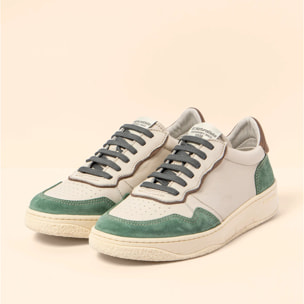 Zapatillas N5840 MULTI MATERIAL CREAM-JADE/ GEO color Cream-jade