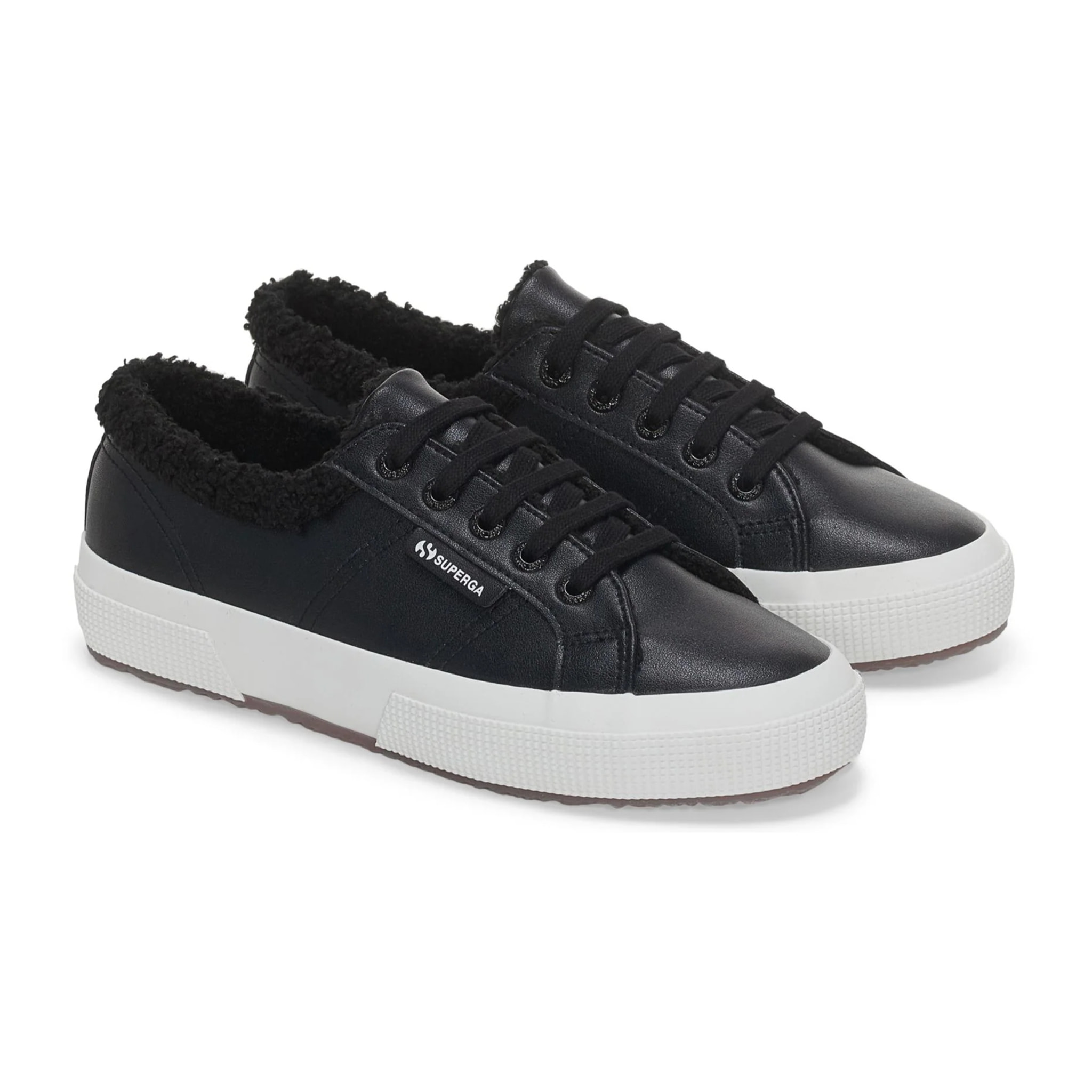 Superga - Uomo Donna Nero - 2750 VEGAN MATERIAL
