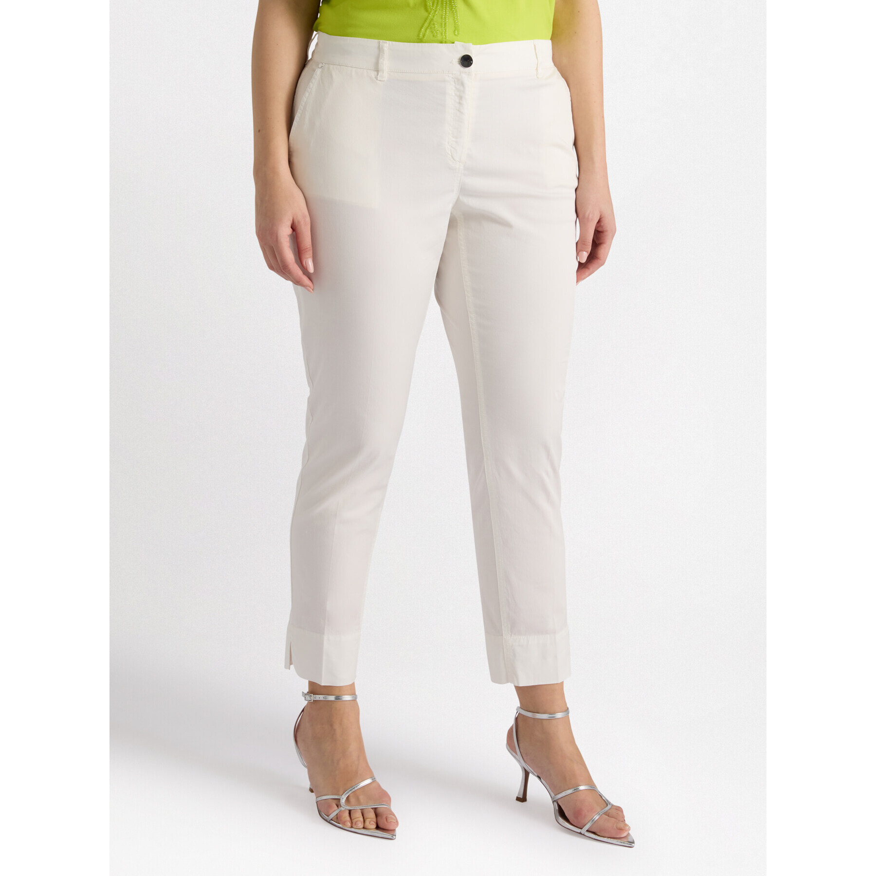 Fiorella Rubino - Pantaloni modello New York - Bianco