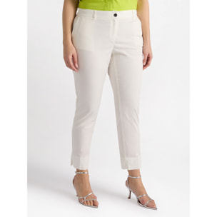 Fiorella Rubino - Pantaloni modello New York - Bianco