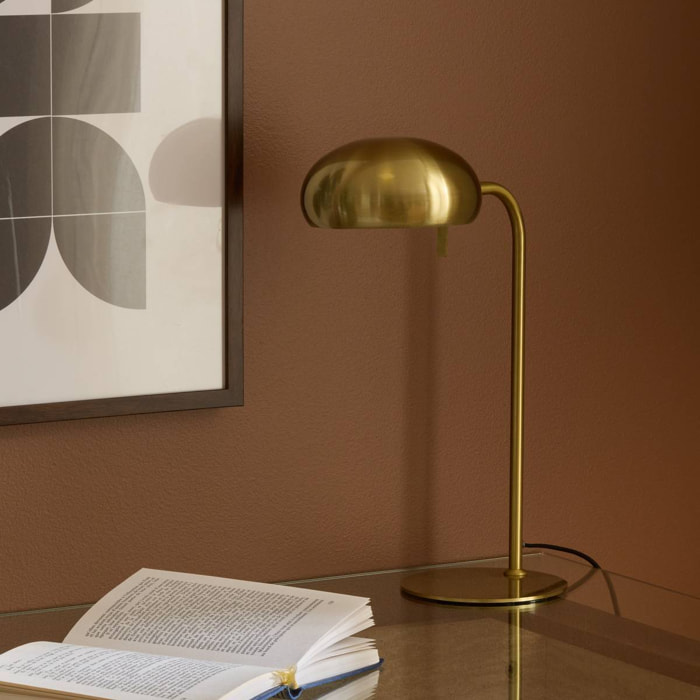 Lampe Maona arc H.38cm doré