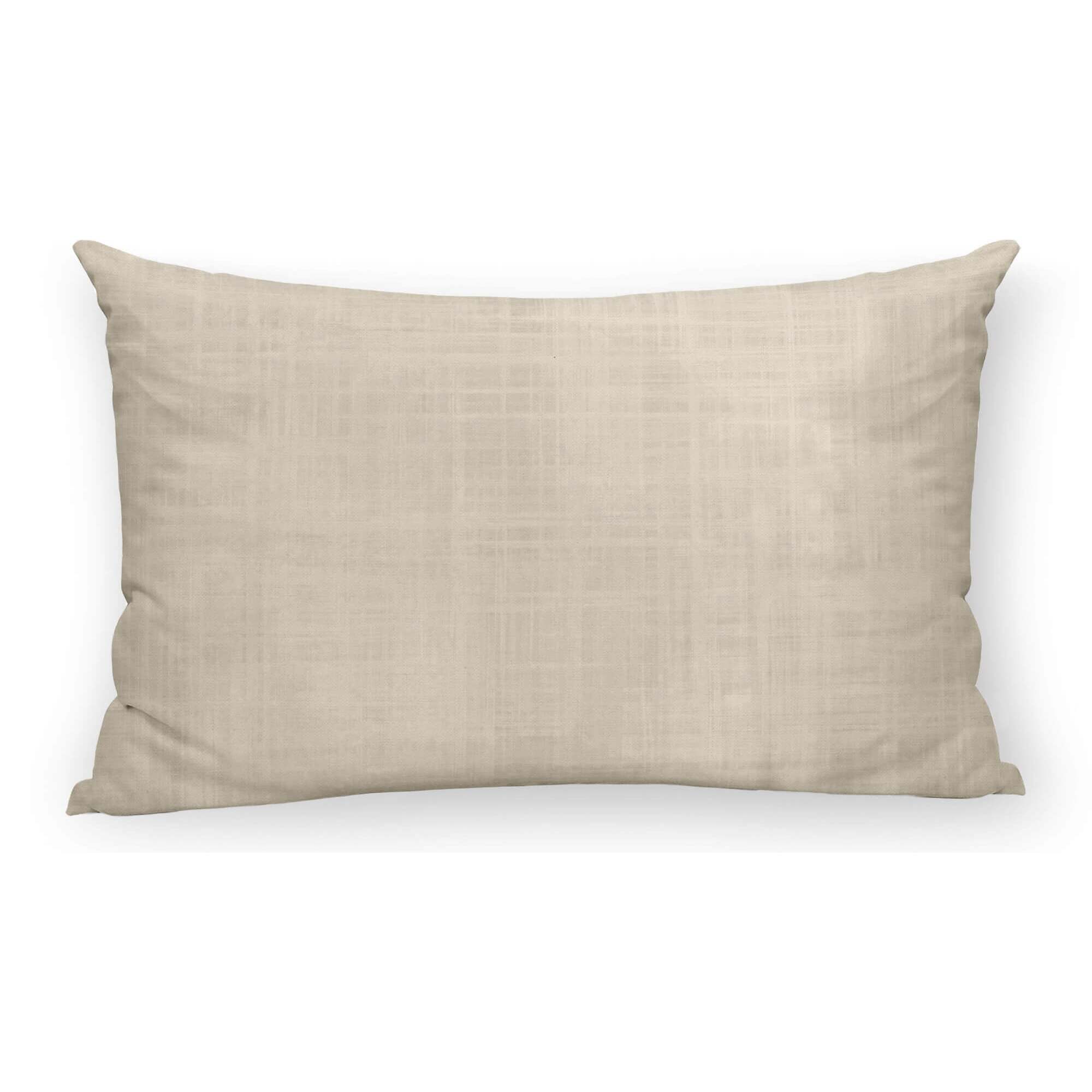 Housse de coussin 100% coton Beige 30x50 cm